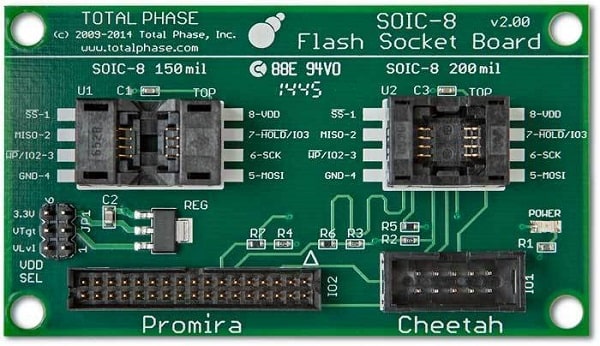 Flash SOIC-8 Socket Board 10/34
