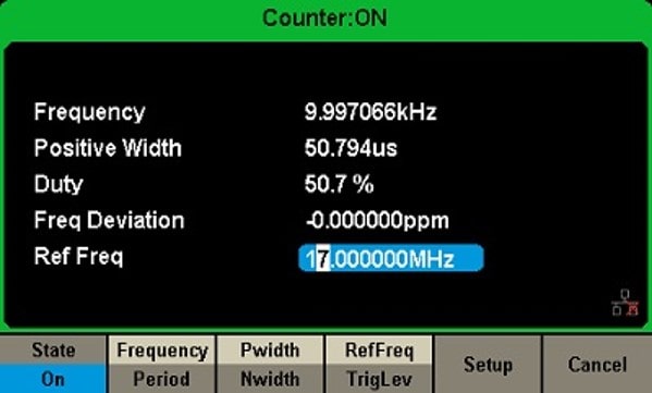 frequency counter function